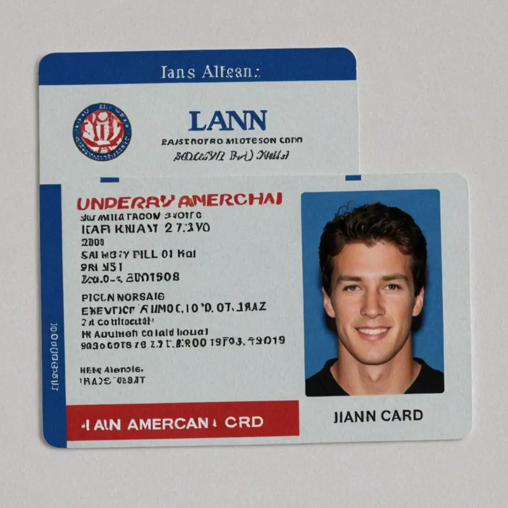 افعل لي بطاقه هويه امريكيه ب اسم ايان و يوجد بها مواليد 2007 و يكون الكلام واضح جدا