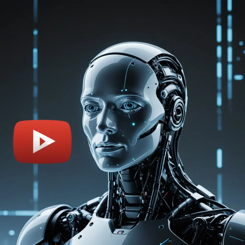 غلاف قناة يوتيوب بـأسم Ai Hub لمجال الذكاء الاصطناعي