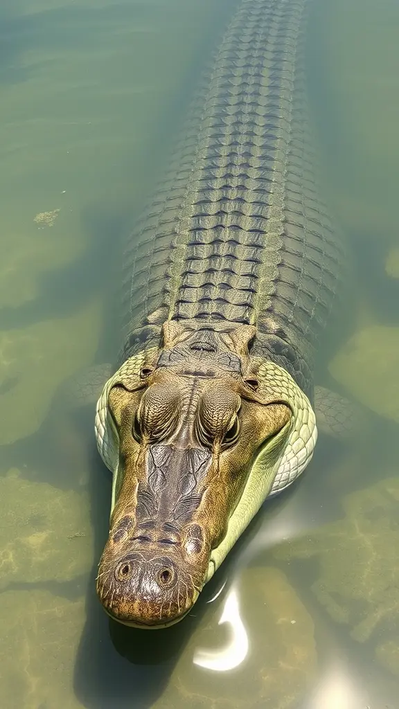 صوره تمساح كبير