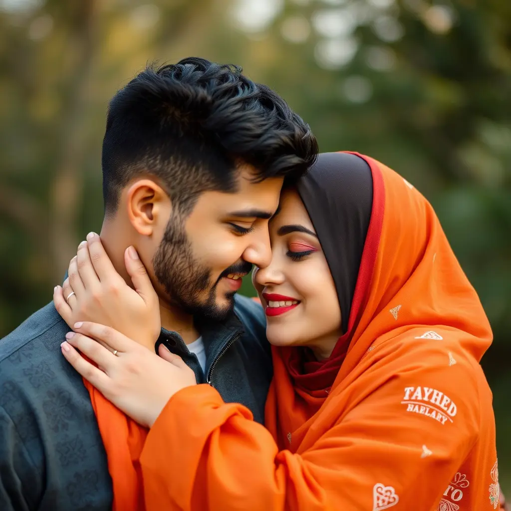 رجل وفتاة يحبو بعض بأسم فهد و زينب