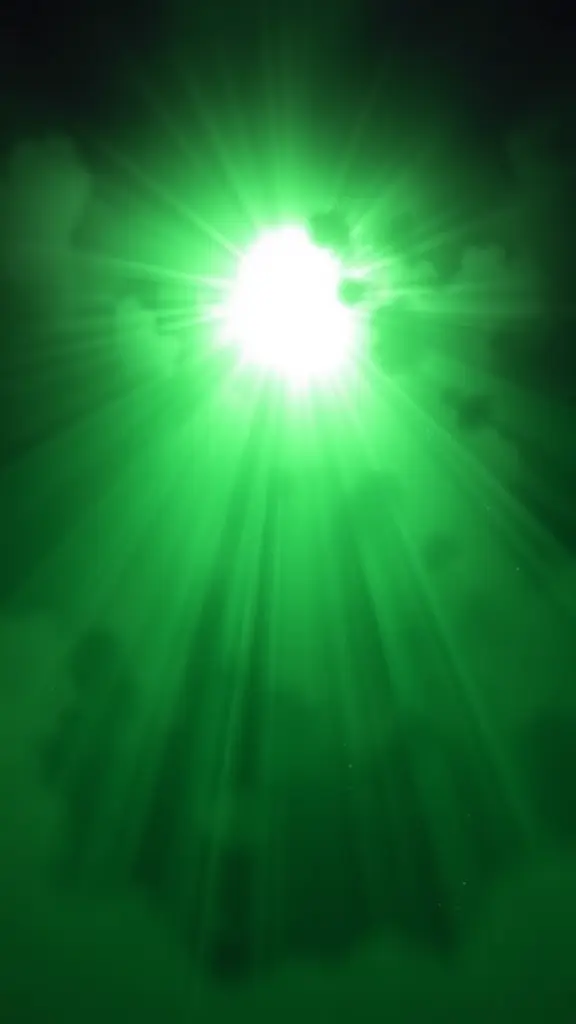 صوره كبيره ضوء اخضر  غامض 